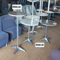 A13 - Cocktail & canteen tables R950.00 & R850.00